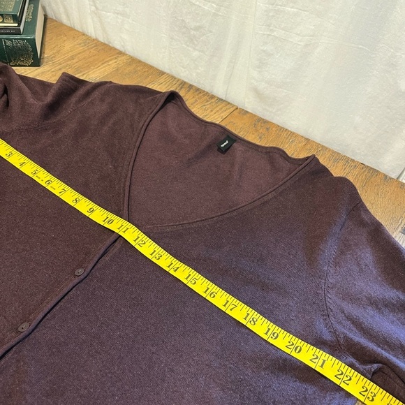 💜 SOYACONCEPT – Plum Buttoned Cardigan (Size XXL) - Picture 11 of 12